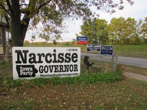 Narcisse Sign Linn County Iowa